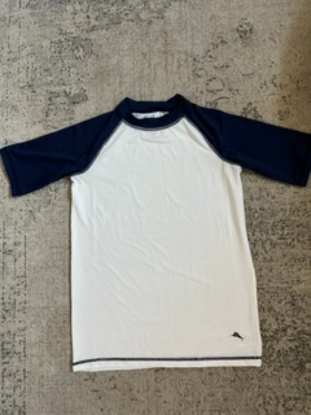 🧡3/$15 Tommy Bahama Short-Sleeve Rash Guard Swim Suit Kids L(10/12)